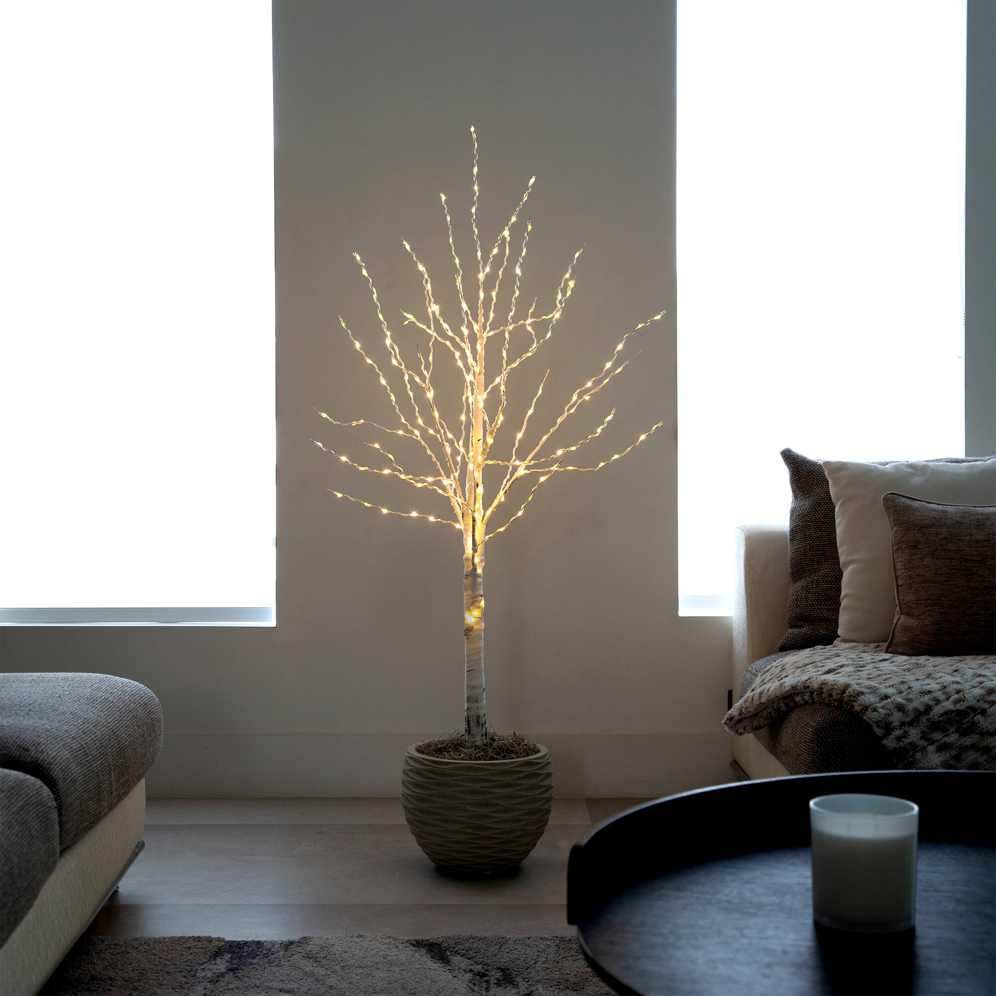 4ft. Pre-Lit White Birch Artificial Christmas Tree